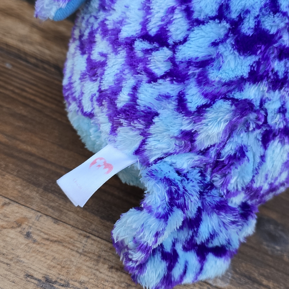 Ty Beanie Boo Oscar Owl Purple and Blue Plush 9 " Toy - Picture 3 of 5